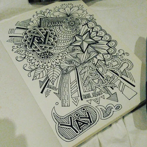 blackandwhite doodle doodleart doodledrawing doodles flor