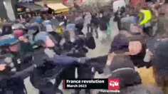 🎥 فرق می‌کنه مردم ایران اعتراض کنن یا مردم فرانسه!