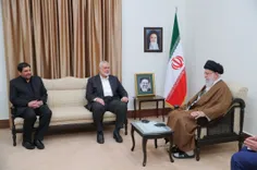 🎥دیدار آقای اسماعیل هنیه رئیس دفتر سیاسی حماس با رهبر انق