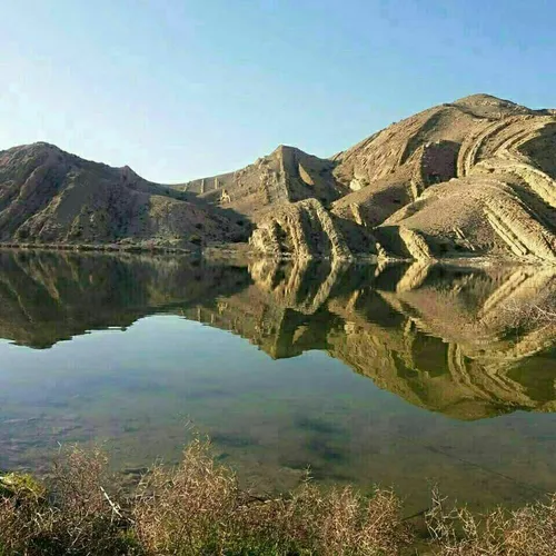 این منظره شگفت انگیز که مشاهده می کنید در شهرستان جهرم اس