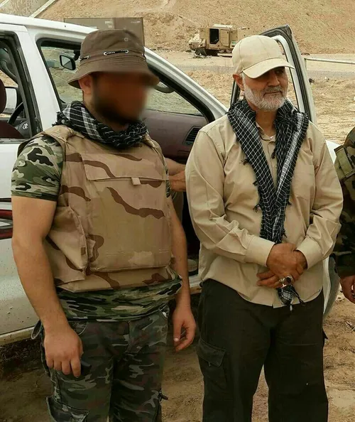 جدیدترین عکس از سردار سلیمانی در عراق