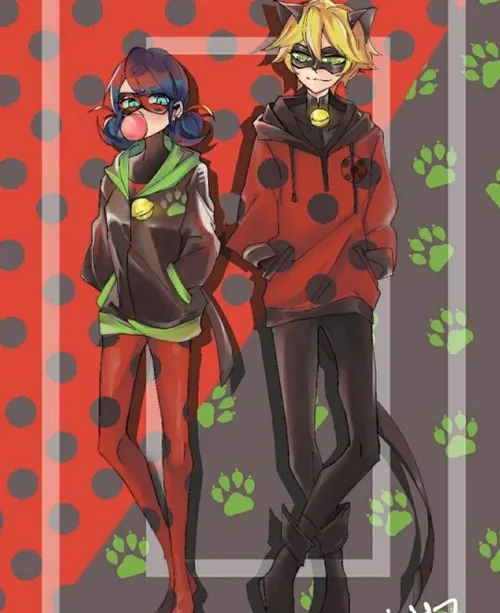 Lady bug and cat noir