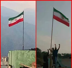 برفراشته شدن پرچم ایران در اسکله‌های ونزوئلا توسط جوان ای