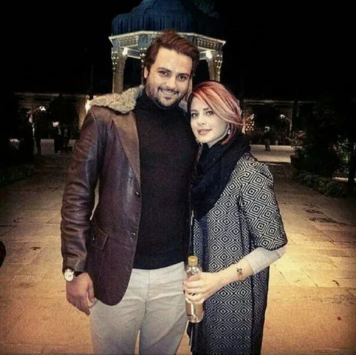 مهدی سلوکی و همسرش در شیراز