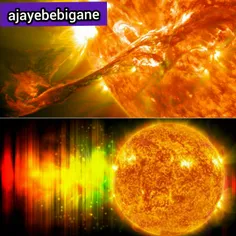 عظمت و بزرگی خورشید را ببینید. یک فوتون که از هسته خورشید