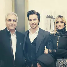 اقای مهران مدیری و پسرش و عروسش (گفته شده که عروسش یه مدل