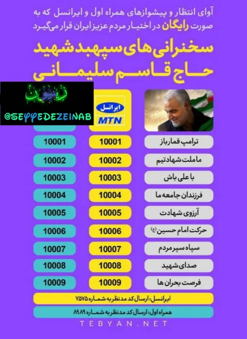 پیشوازهای رایگان شهید سردار سلیمانی