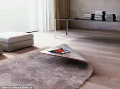 #طرحی_جالب برای تبدیل گوشه یک#فرش به میز!  