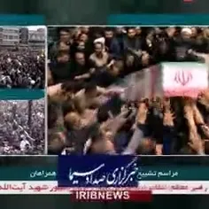 تهران قامت شده با سیل جمعیت مردم به کوری چشم دشمن اسلامی