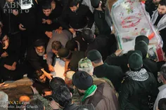 تشییع اولین شهید مدافع حرم بندرانزلی 
