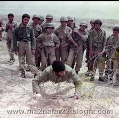 در بعضی عملیات ها به دلیل کمبود وقت , یک نفر به حالت دراز