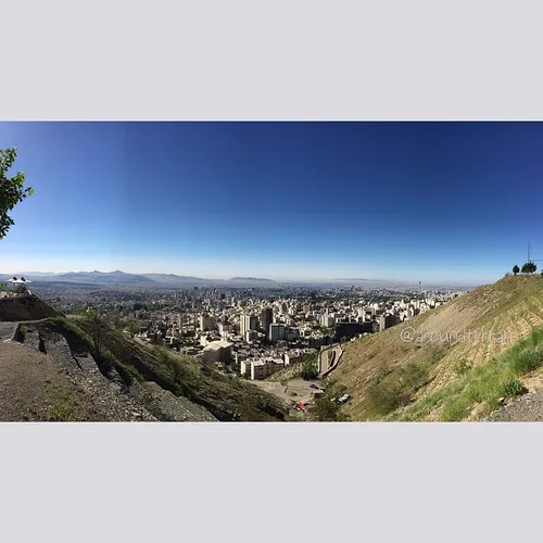 What a gorgeous day to see Tehran from the Tochal heights