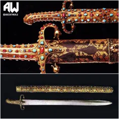 تصویری از شمشیر "المأثور" یکی از ۹ شمشیر پیامبر اسلام که 