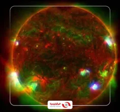 ناسا عکسی از پرتوهای پنهان خورشید منتشر کرد