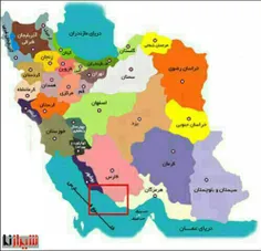 نقشه جدید ایران.