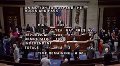 اعضای مجلس نمایندگان آمریکا با 419 رای موافق و فقط 3 رای 
