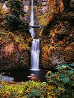 پاییز زیبا، آبشار مولتنومه در اورگان