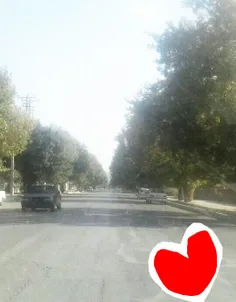 خیابونا ماهان 😍 وای چه باغ های قشنگی ک داره 😌 😍 😝