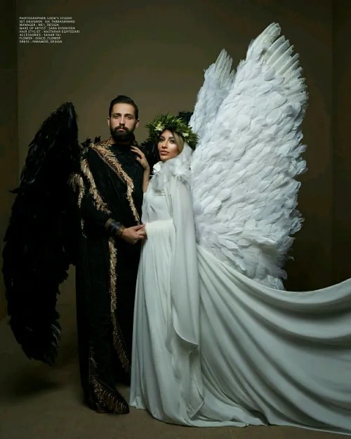 محسن افشانی و همسرش رکورد داشتن لباس عجیب و غریب را شکستن