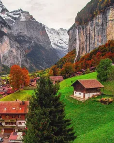 دره لاتربرونن (Lauterbrunnen) در سوئیس یک دره زیبا با ۷۲ 