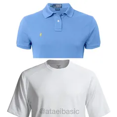 عکس بالا Polo Shirt هست و عکس پایین T Shirt هست. تفاوت دک