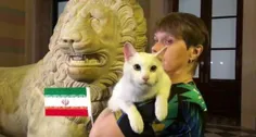 گربه پیشگوی جام‌جهانی روسیه پرچم تیم ملی ایران رو در بازی