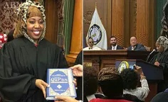 اولین قاضی زن محجبه درآمریکا . . . 