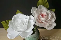 گل های کاغذی زیبا