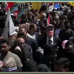 🎥 حضور یک چهره خاص در راهپیمایی روز قدس در تهران!