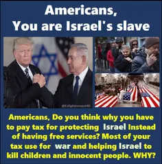 🔺   #Americans,  You are Israel's #slave
