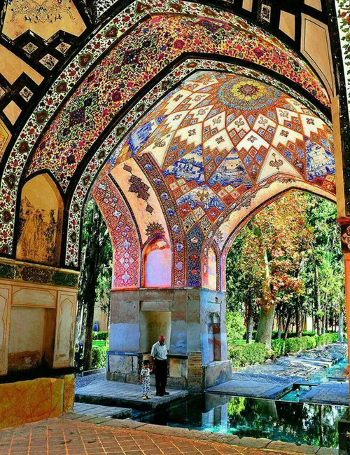 تصویری کم نظیر از زیبایی و هنر معماری ایرانی.