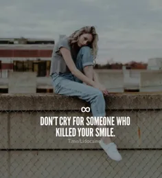 # برای کسی که لبخندتو کشت گریه نکن....#