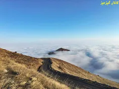 اقیانوس ابر در جاده زنجان- طارم