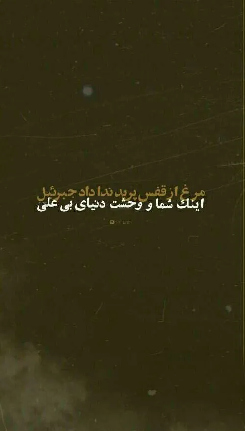 دنیای بی علی