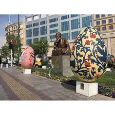 #Hafez of Shiraz between the two giant #Haftsin #eggs | 4
