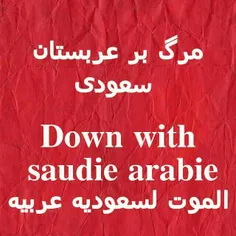 مرگ بر آل سعود...