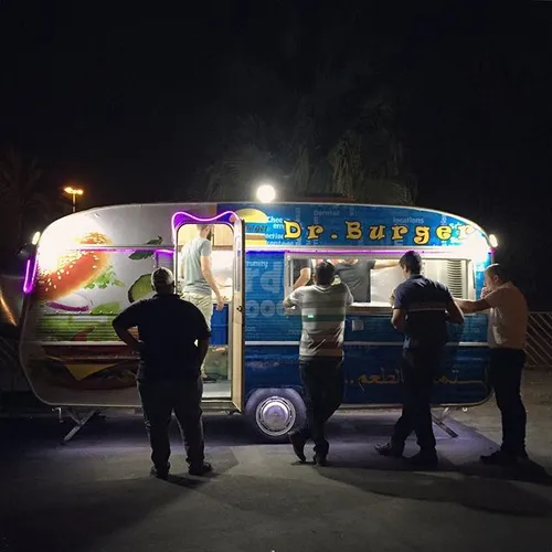 Dr. Burger, a mobile burger cart, the first of its own in
