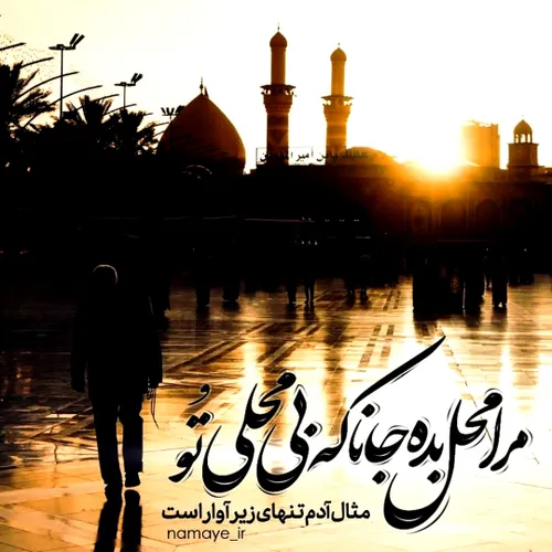 مرا محل بده جانا که بی محلی تو