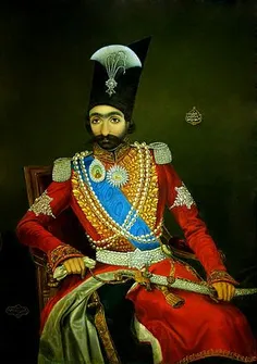 نقاشی جوانی ناصرالدین شاه قاجار