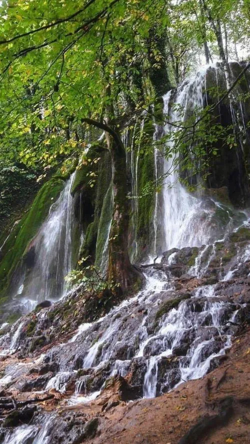 ایران زیبا آبشار اوبن سمنان