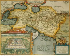 Map in 1595