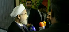 روحانی برای ضبط برنامه‌های انتخاباتی در صداوسیما حضور یاف