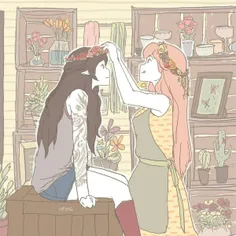 #Yuri💞  #Princess_bubblegum #Marceline #Adventure_time #C