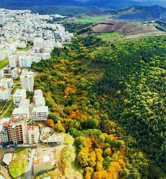 نما ی قسمتی از شهر گرگان