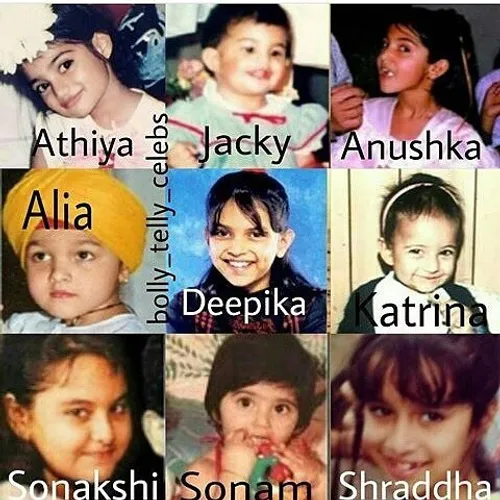 Awesome image. Bollywood stars in their childhood. 💖 💖 💋 