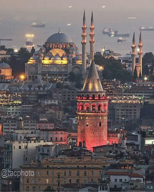نمایی زیبا از استانبول