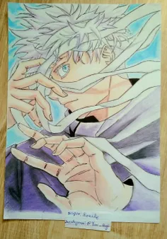 This was one of my biggest drawing , it was a bit hard but my friend helped me.