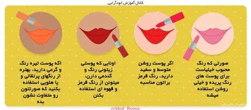 من رژ قرمز