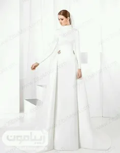 استایل های مختلف لباس #عروس پوشیده و شیک  #ایده #مد #ازدو