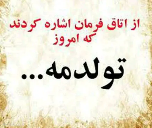 میگن امروز تولدمه 🙂